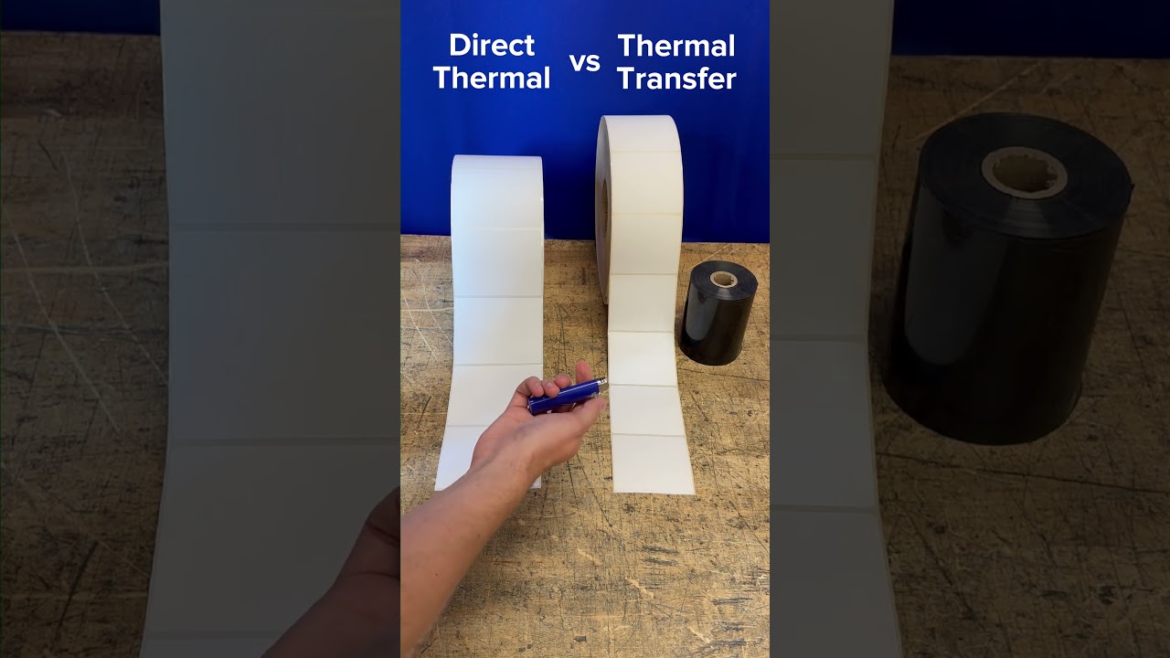 How do you tell the difference between Direct Thermal and Thermal Transfer Labels? (DT vs TT)