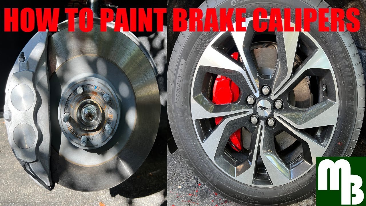How to Paint Ford Mustang Mach E Brake Calipers Quick and Easy Like a Pro!  F150 Lighting Too!