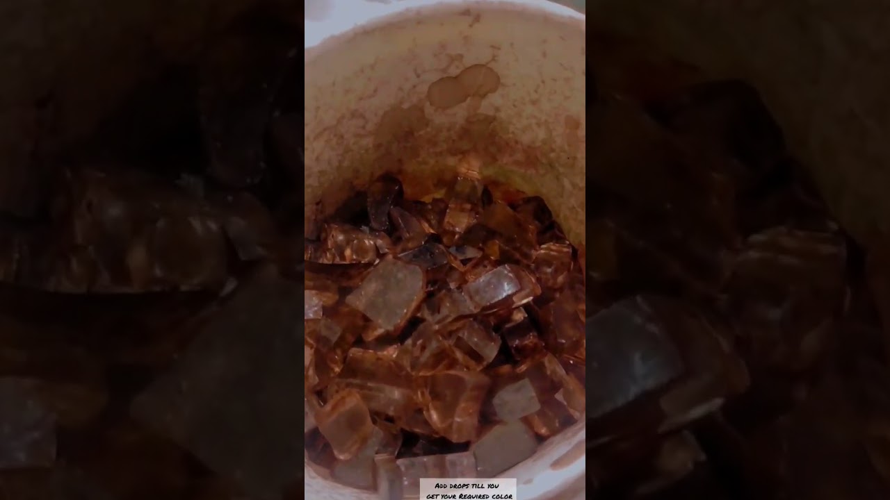 Let's dye Fireglass at Home | Resin Artist |Aiman's Aesthetic| 