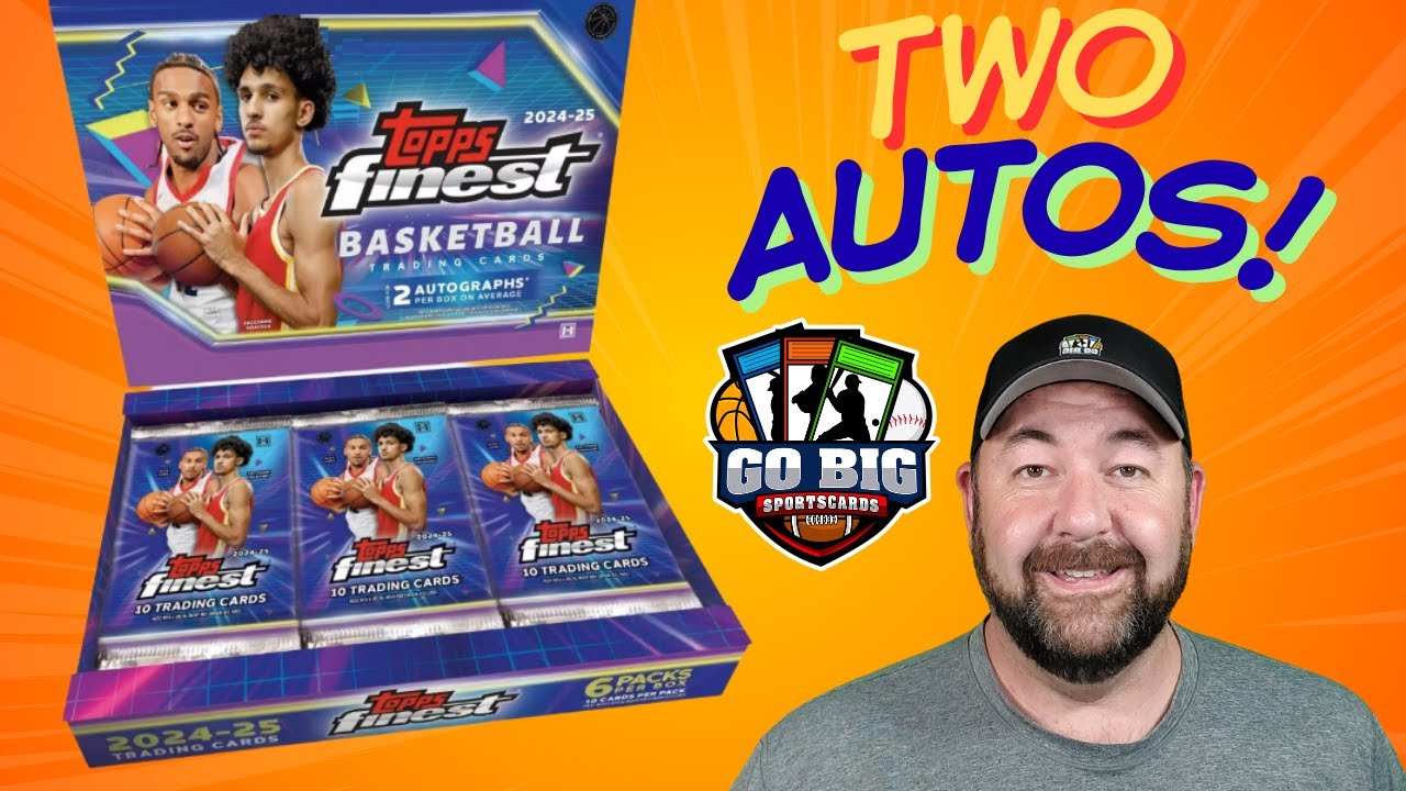 🔥 2024-25 Topps Finest Basketball Hobby Box! 2 Autos & HUGE Color Pulls 🎯🏀
