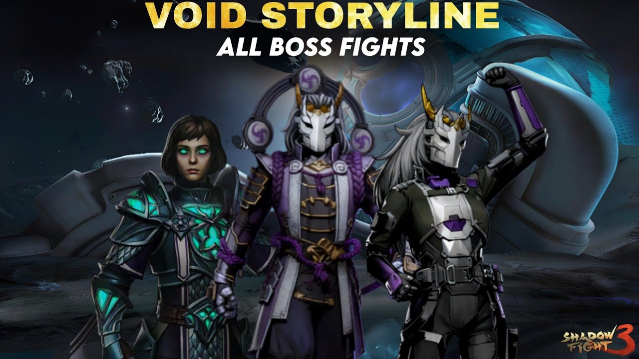 Void Storyline Chapter 0 All Boss Fights - Shadow Fight 3 New Story Update 