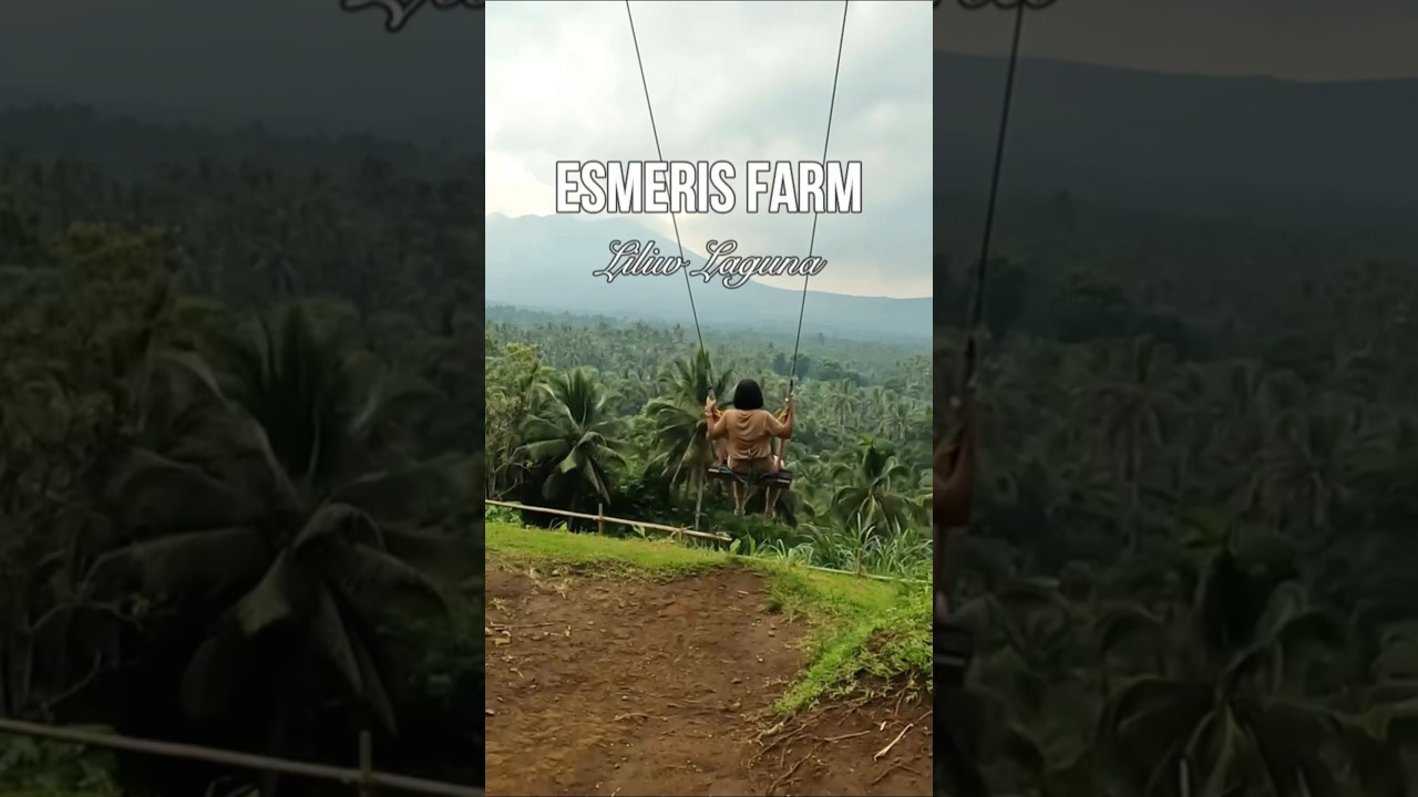 Esmeris Farm in Liliw Laguna, a paradise for nature lovers #shorts #travel #satisfying #glamping