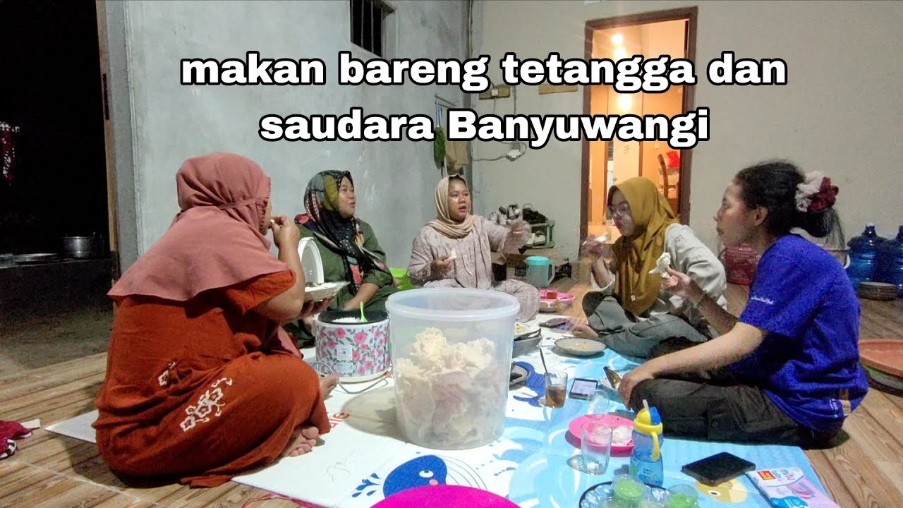 Acara selesai langsung makan terus Isah isah 