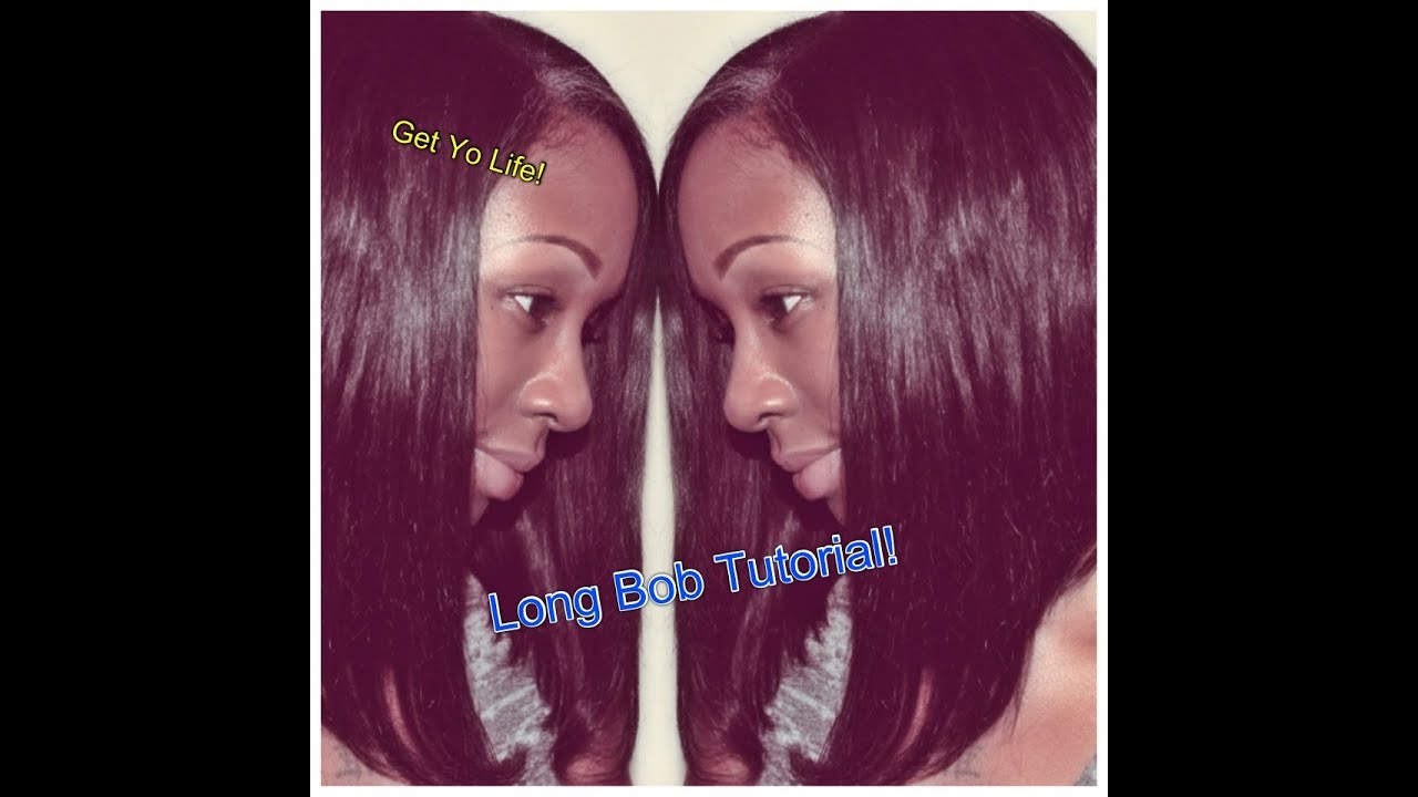 DIY Bob Tutorial (Asymmetrical) Princess Hair Shop Peruvian Wavy
