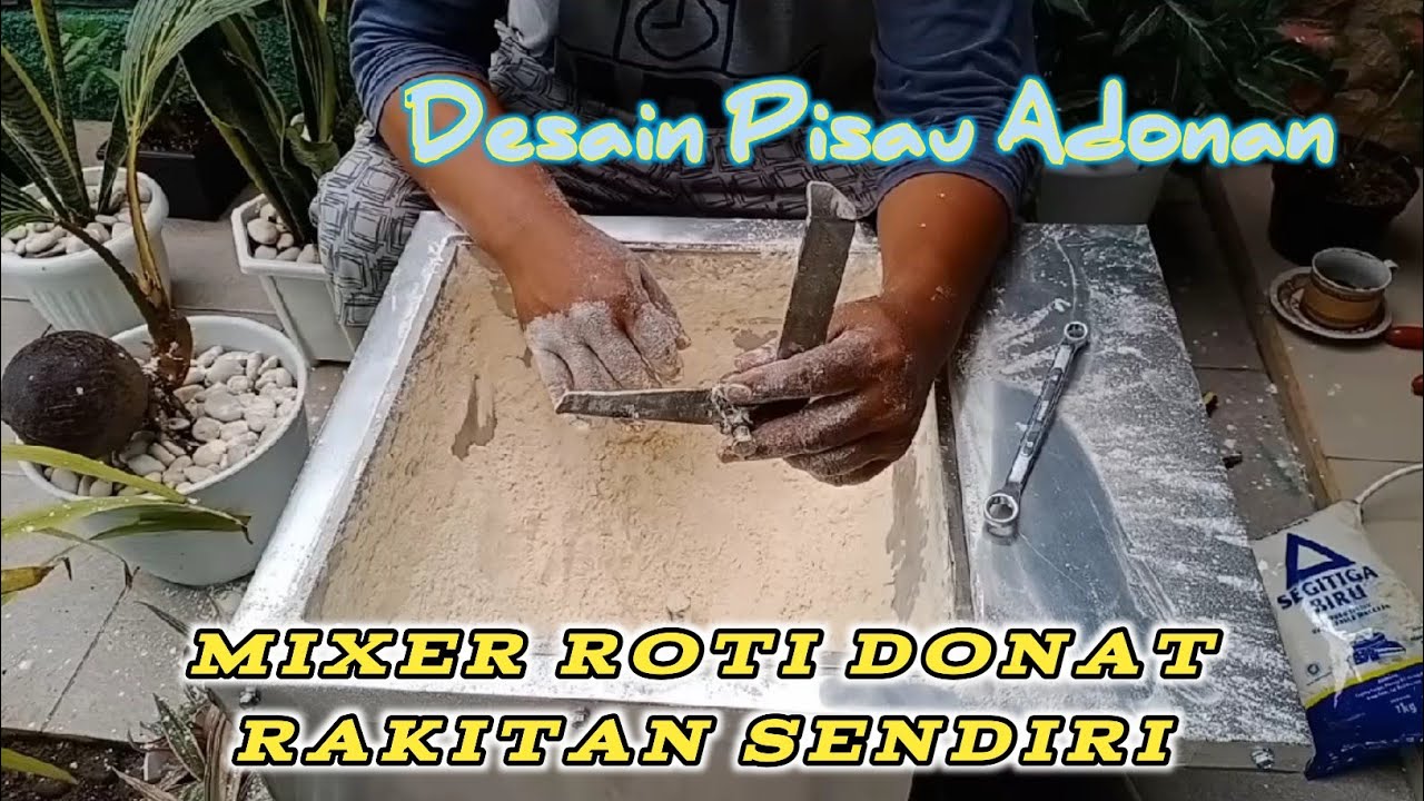 Cara memilih pisau aduk mixer roti donat rakitan