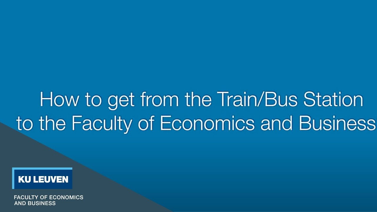 How to get from the train/bus station in Leuven to FEB Campus Leuven?
