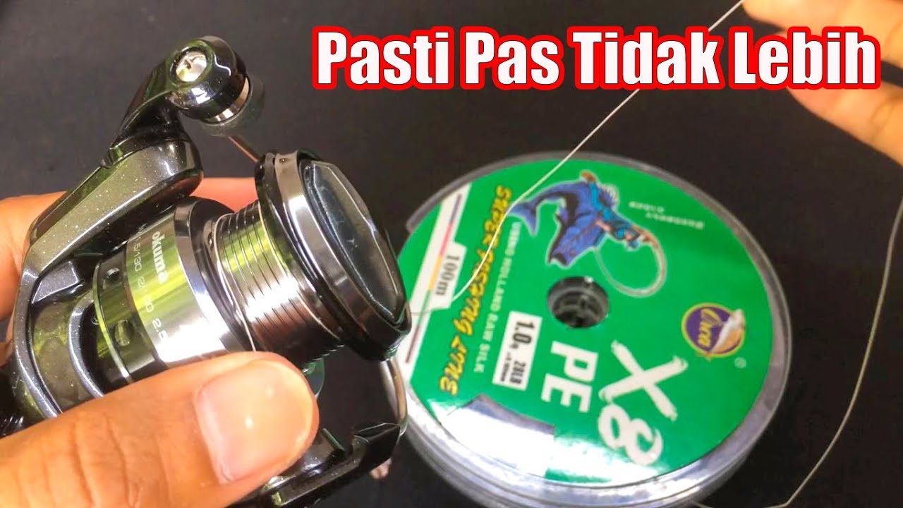 Cara Pasang Senar Pancing Ke Reel Yang Benar