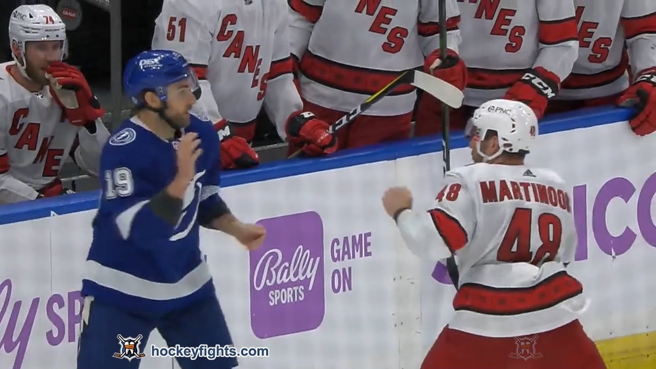 Jordan Martinook vs Barclay Goodrow Apr 20, 2021