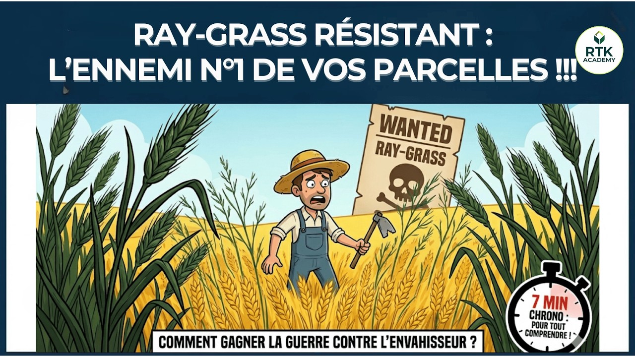 Ray-grass : comment on en arrive à l’invasion dans les parcelles ?