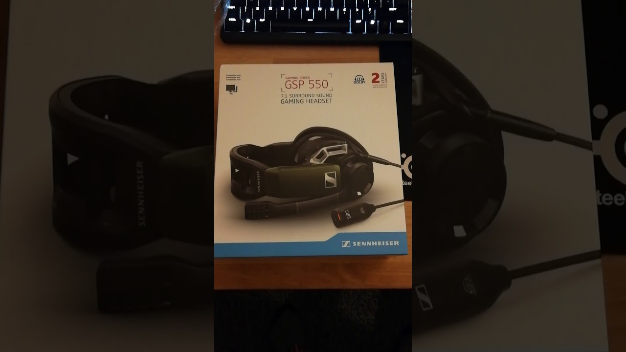 Sennheiser GSP 550 Unboxing