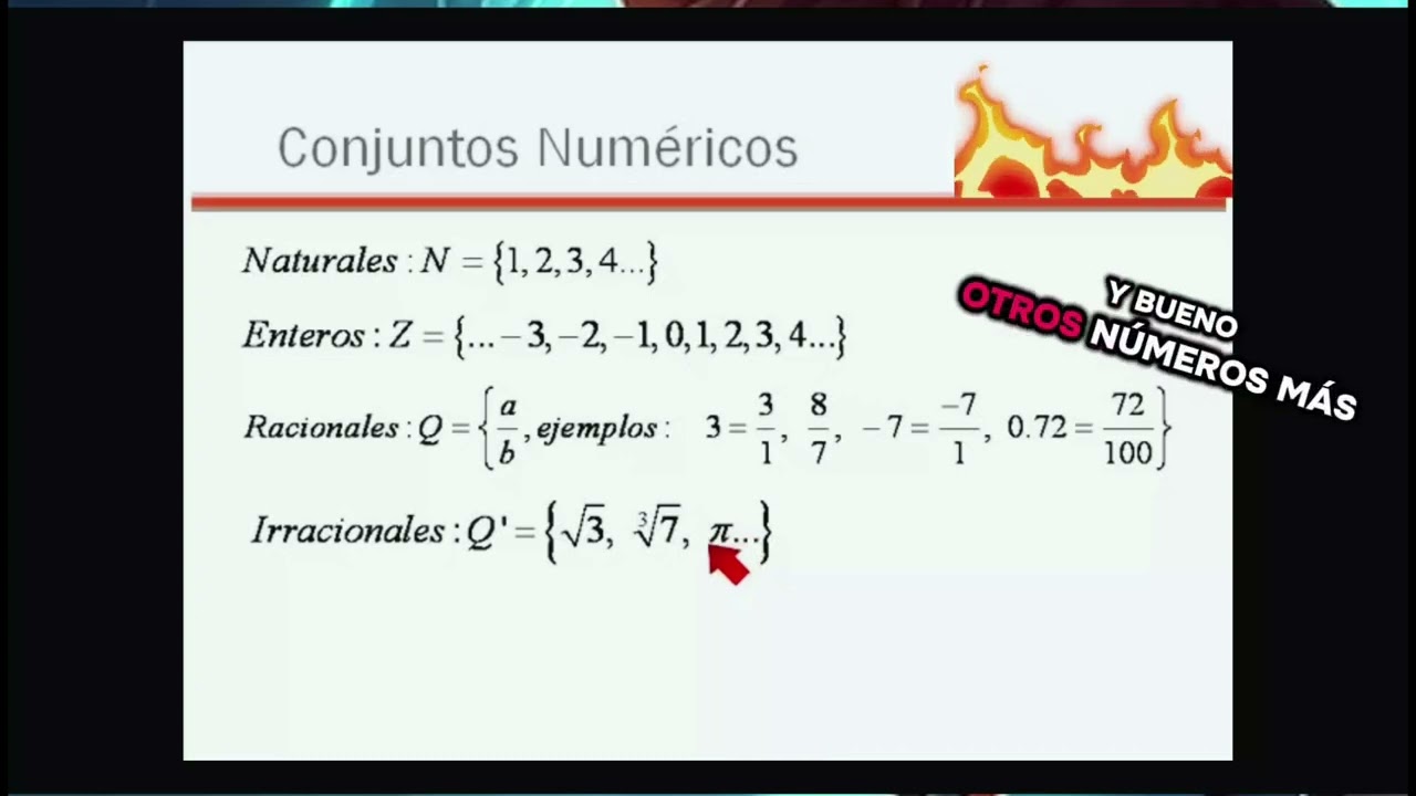 Números y operaciones: Conjuntos numéricos
