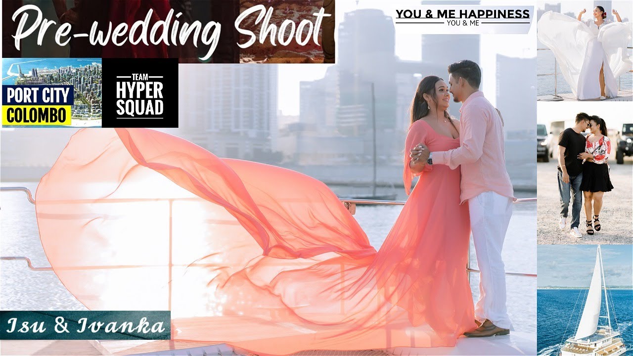 Isu & Ivanka | Pre Shoot Video | Port City Colombo | Yacht #srilanka #viral #wedding #preshoot