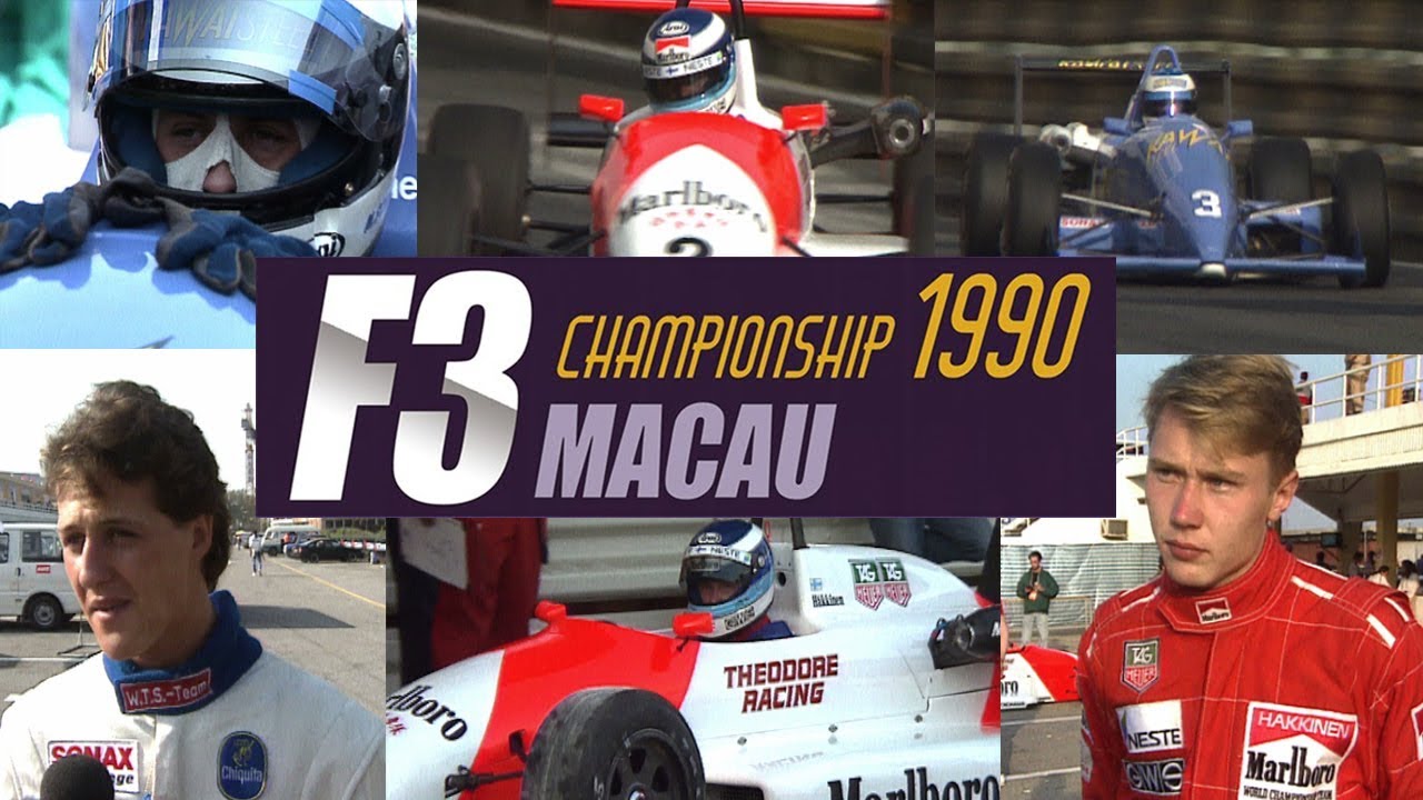 Schumacher vs Hakkinen | 1990 Macau Formula 3 Race