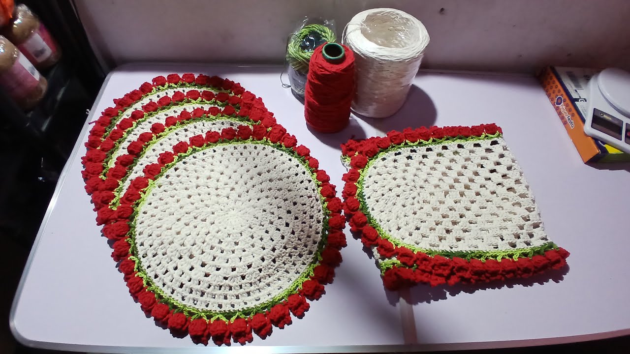 Kit mesa posta de tulipa com @atelielorencroche 🫰🌷🙏