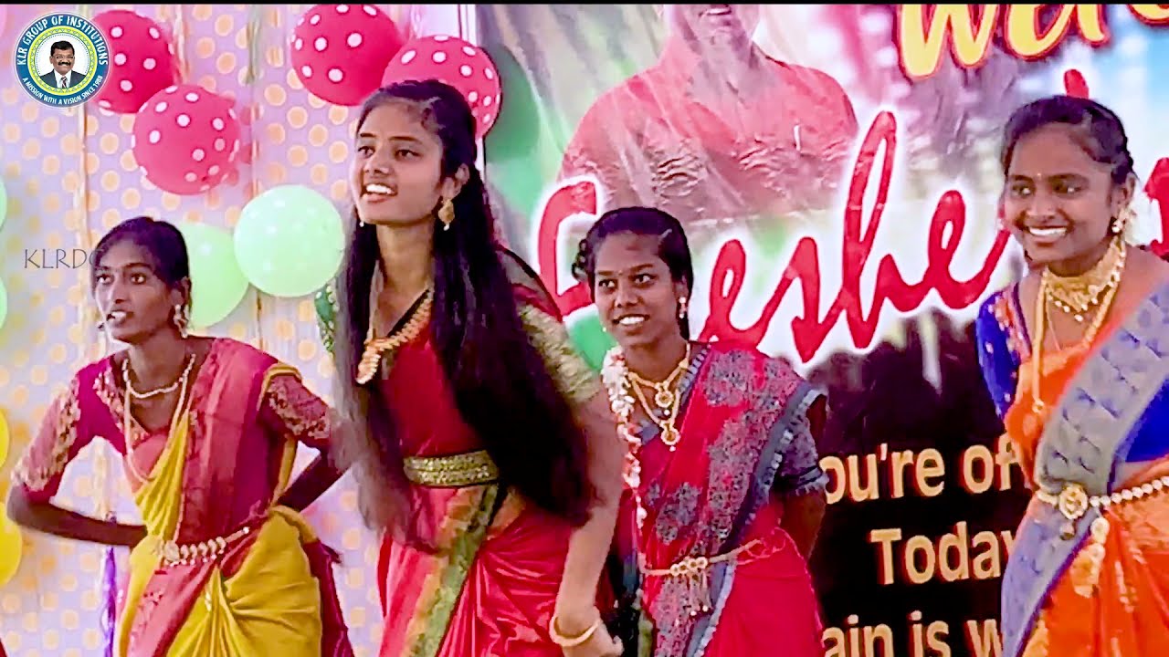 || Final Yr Girls Fabulous Performance || Freshers Party 2021 || KLR Degree College, Paloncha ||