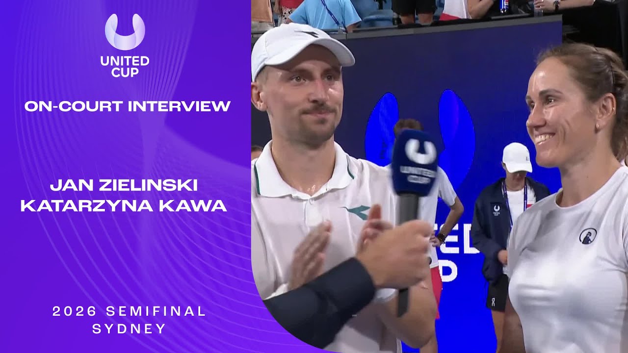 Zielinski/Kawa On-Court Interview | United Cup 2026 Semifinal