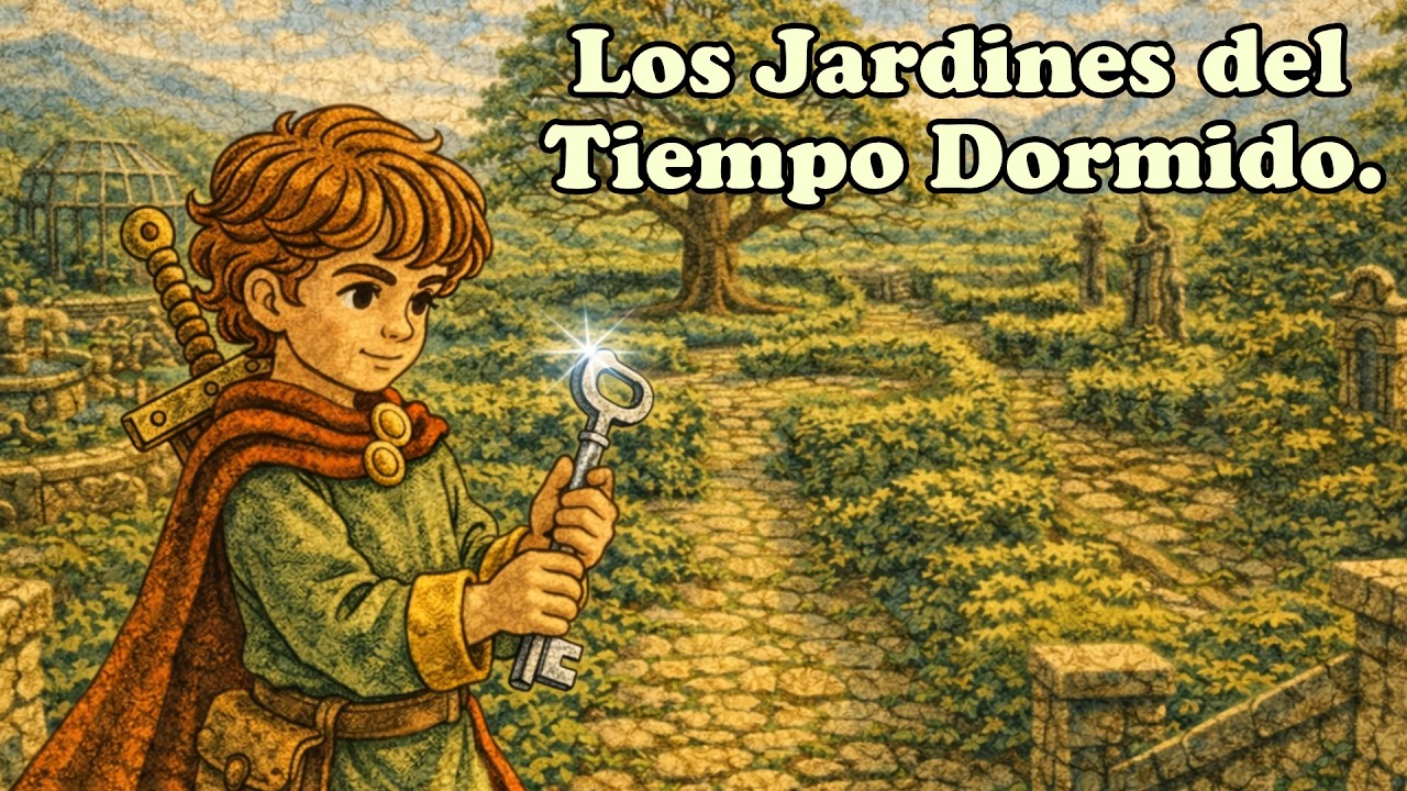 Leo y la Espada de Roble. Cap 4. Los Jardines del tiempo Dormido.