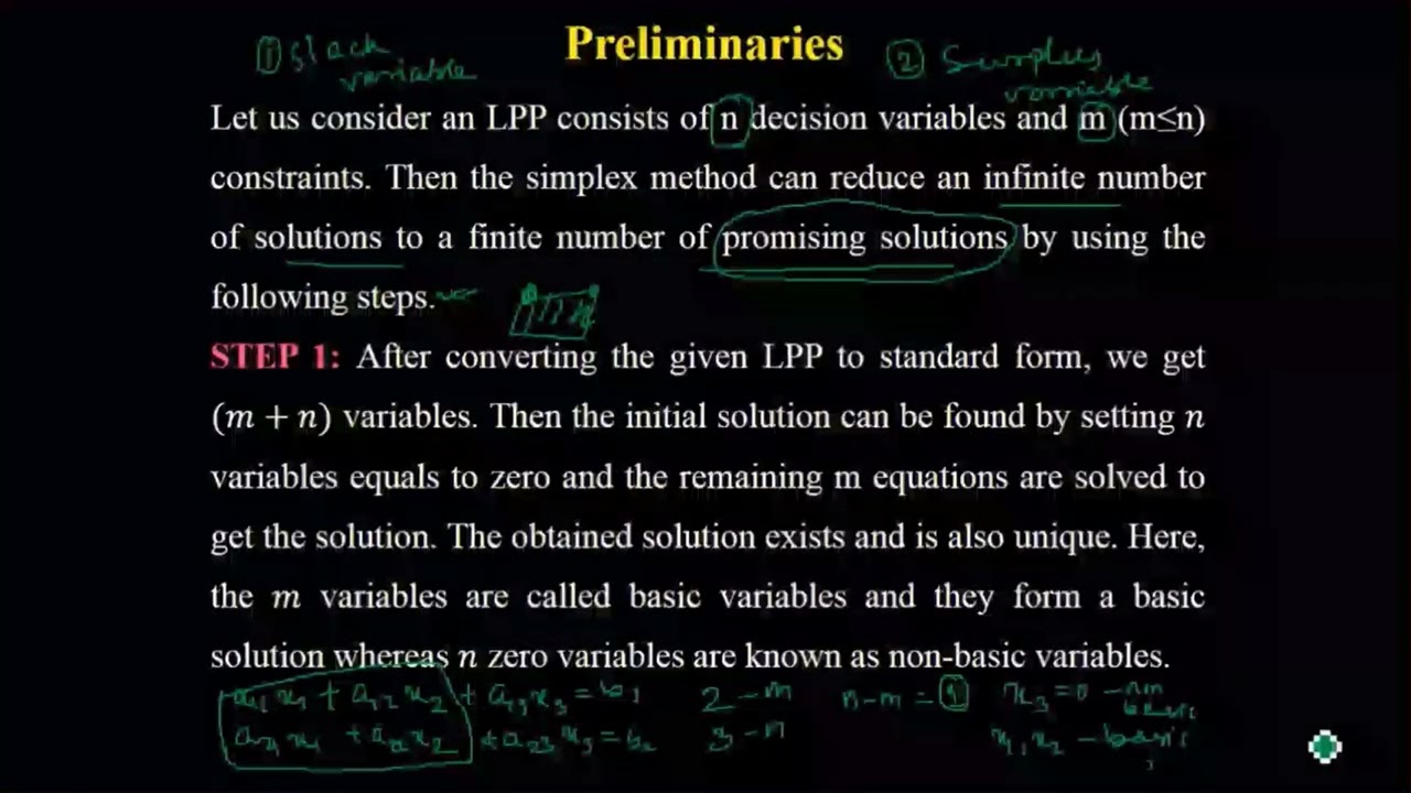 Linear Programming Problem (Simplex Method) Part 2 | feasible basic degenerate solution