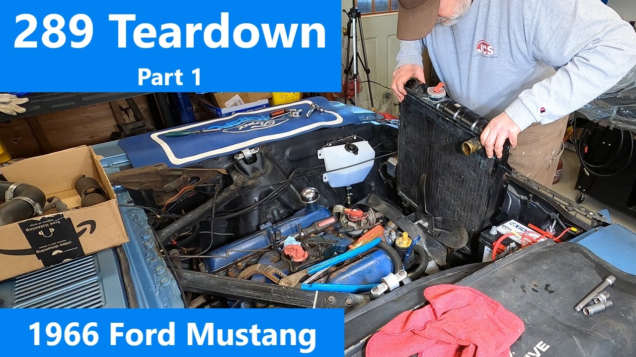 Разборка двигателя 289 — Часть 1 | Ford Mustang 1966 года | Man About Home