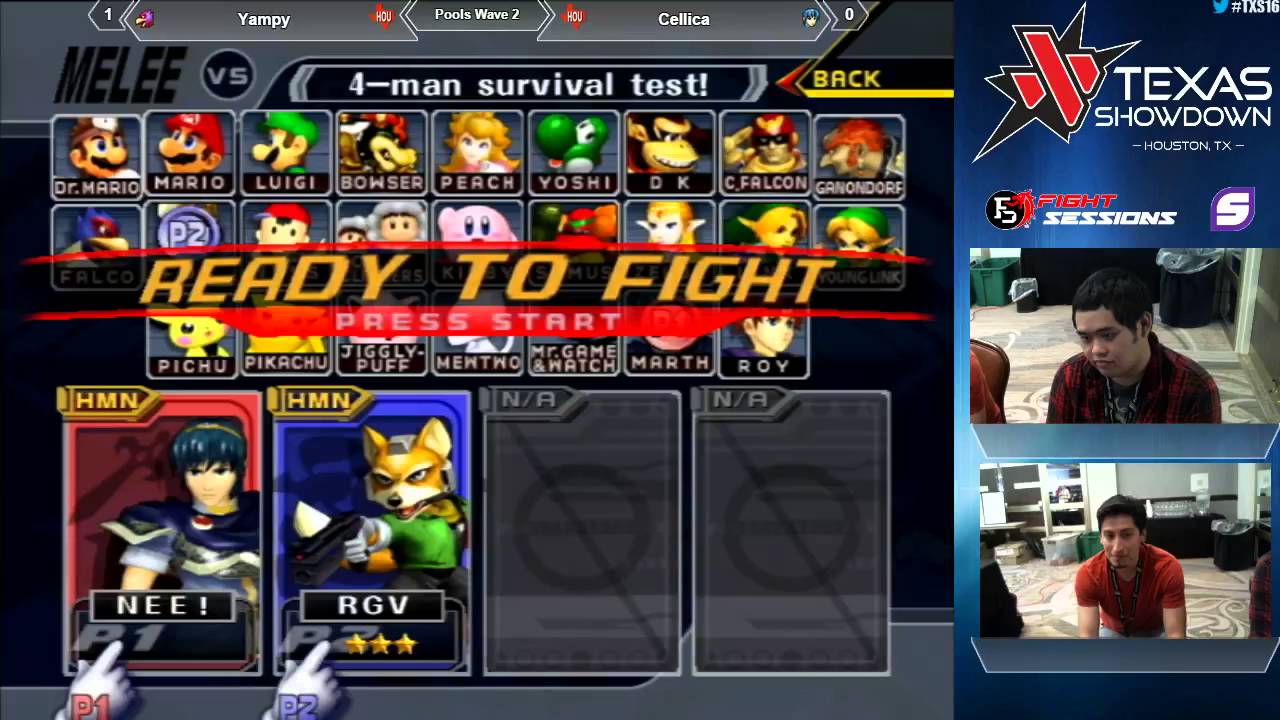 TXS16 Pools: Cellica (Marth) vs Pax (Fox)