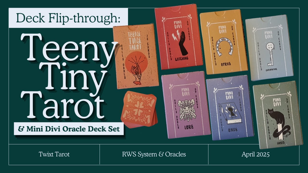 Teeny Tiny Tarot & Mini Divi Decks | Deck Flip-through | Twixt Tarot