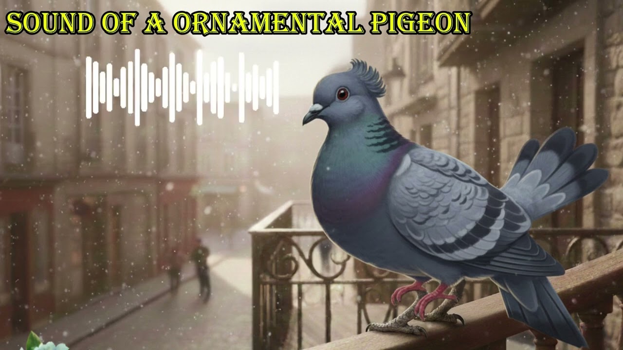 SOUND OF A ORNAMENTAL PIGEON 🔊 What does a ornamental pigeon sound