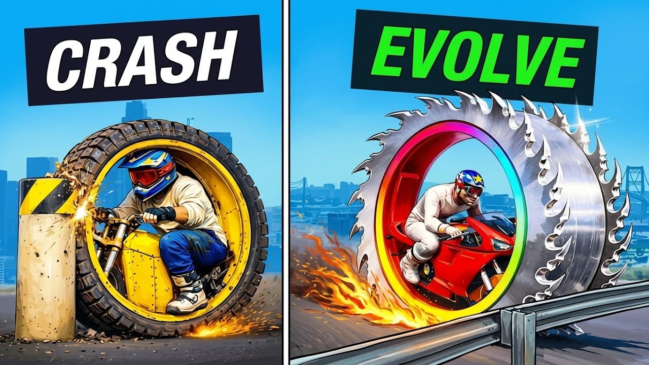 Every Time I Crash, My Monowheel Evolves in GTA 5