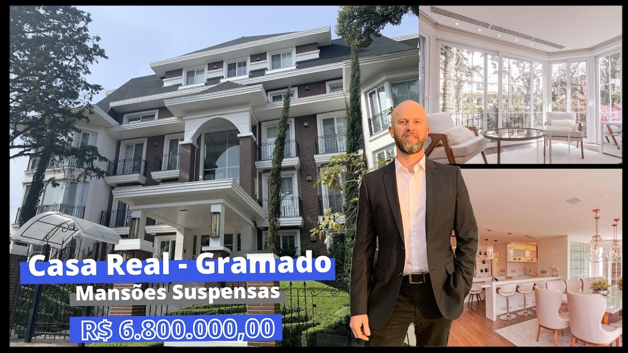 Casa Real - Mansões suspensas em Gramado - Apartamento mobiliado e decorado - Serra Gaúcha