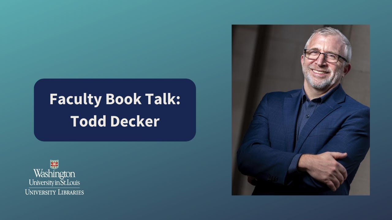 Faculty Book Talk with Todd Decker