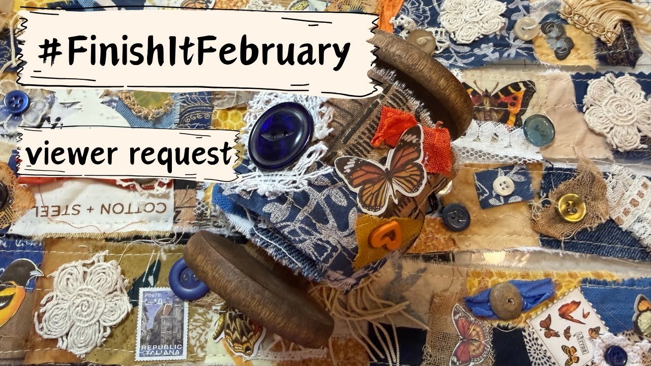 Запрос от зрителя: завершающие штрихи на рулоне ткани #finishITfebruary