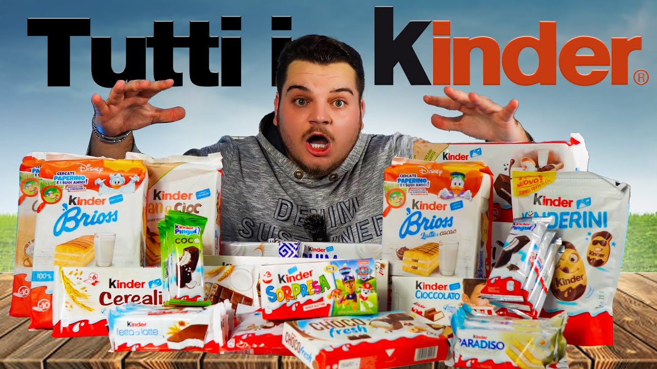 PROVO TUTTI I PRODOTTI ESISTENTI DELLA KINDER - UNO DI QUESTI MI HA DAVVERO DELUSO!