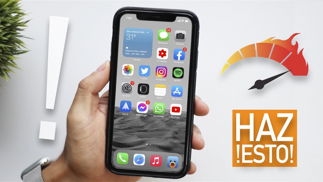 Haz Tu iPhone MAS RÁPIDO Así De FÁCIL! 🔥