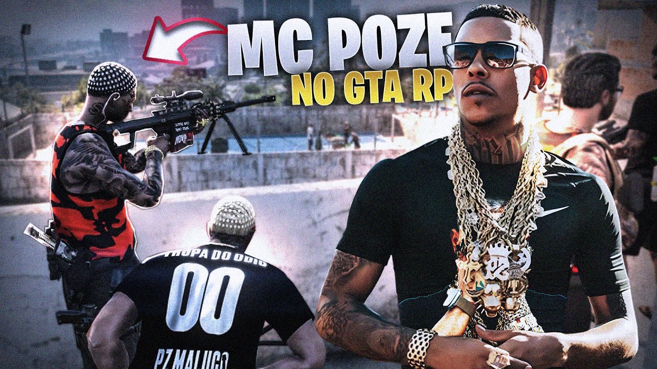 FIQUEI NA LINHA DE FRENTE COM MC POZE NA FAVELA&nbsp;DO&nbsp;RODO - GTA RP