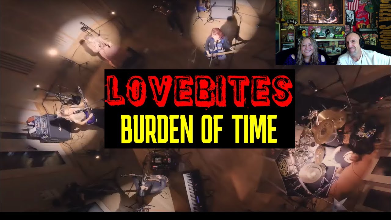 Reaction - LOVEBITES / BURDEN OF TIME - Studio Live | Angie & Rollen Green