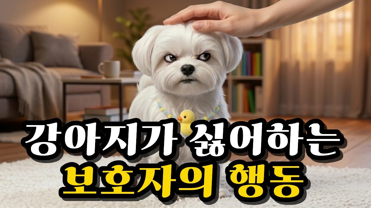 강아지가 싫어하는 보호자의 행동 8가지, 반려견이 싫어하는 것