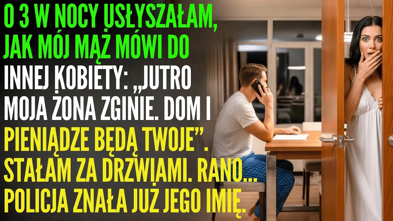 Podsłuchałam męża o 3 w nocy… To, co planował, miało mnie zabić