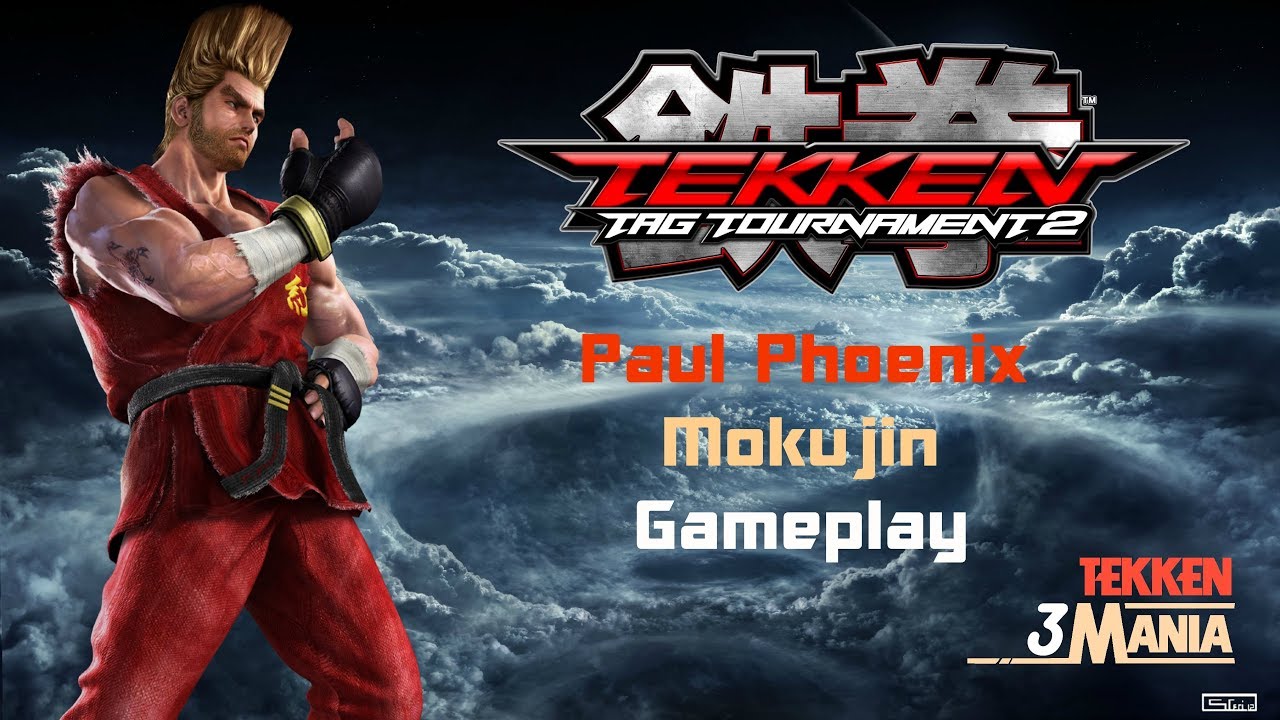 Tekken Tag Tournament2 : Paul Phoenix/Mokujin Gameplay