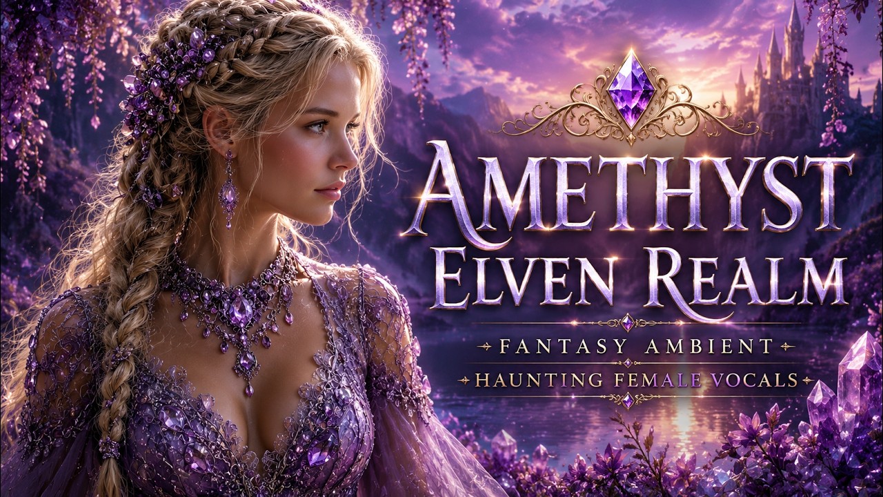 The Amethyst Dragon • Fantasy Ambient | Haunting Elven Vocals