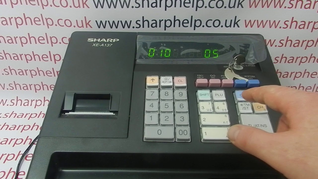 Как программировать PLU Название продукта Описание Sharp XE-A137 / XEA137 / XE-A147 / XEA147