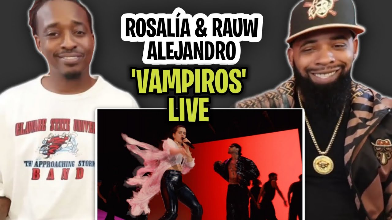 TRE-TV REACTS TO -  ROSALÍA & Rauw Alejandro - VAMPIROS (Live at Coachella 2023)