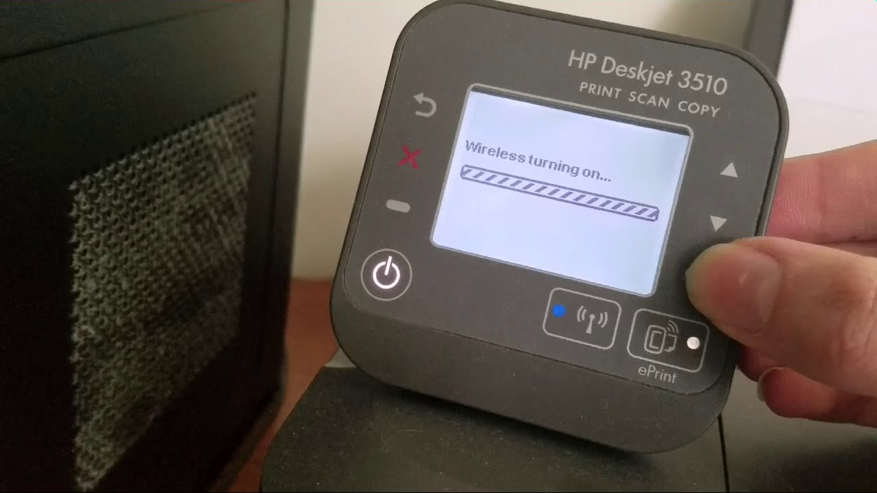 🖨 hp deskjet 3510 CONNECT to wifi router