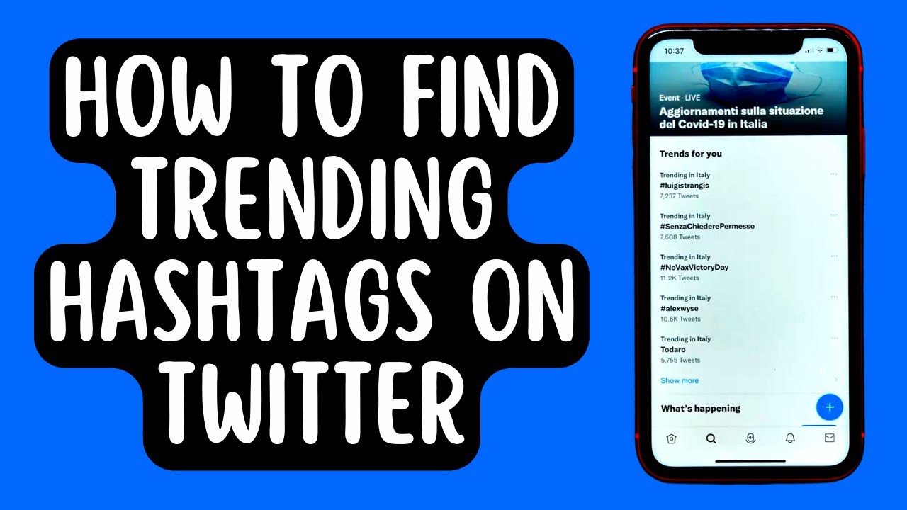 How to Find Trending Hashtags on Twitter [2022] Works on iPhone 13