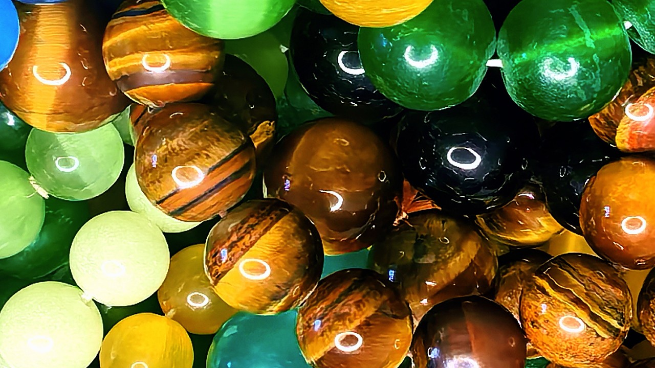 Beautiful Beads Show 🌈 Perfect Colors That Relax Your Mind | Colorful Beads Collection ✨ So Satisfy8