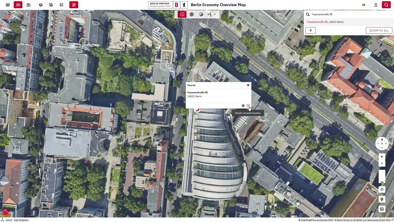 Explore Berlin as a business location with the Berlin Economy Overview Map