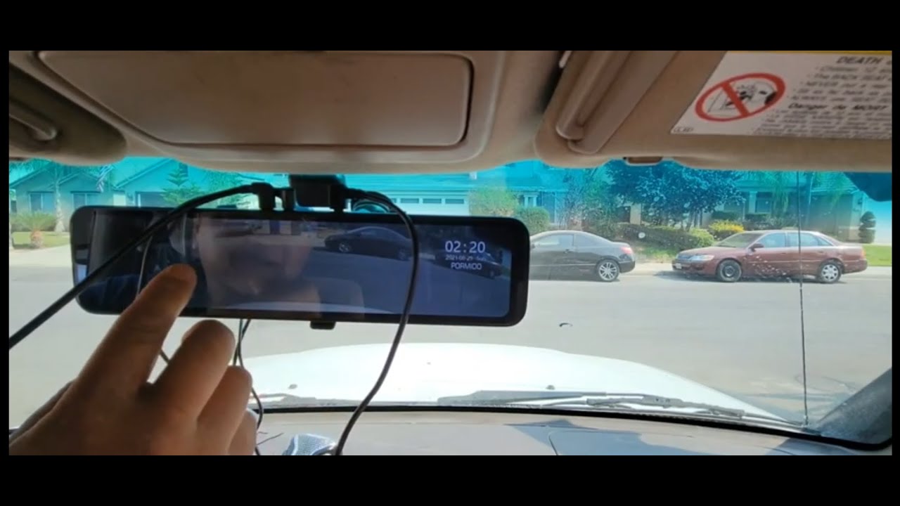 PORMIDO Triple Mirror Dash Cam 12