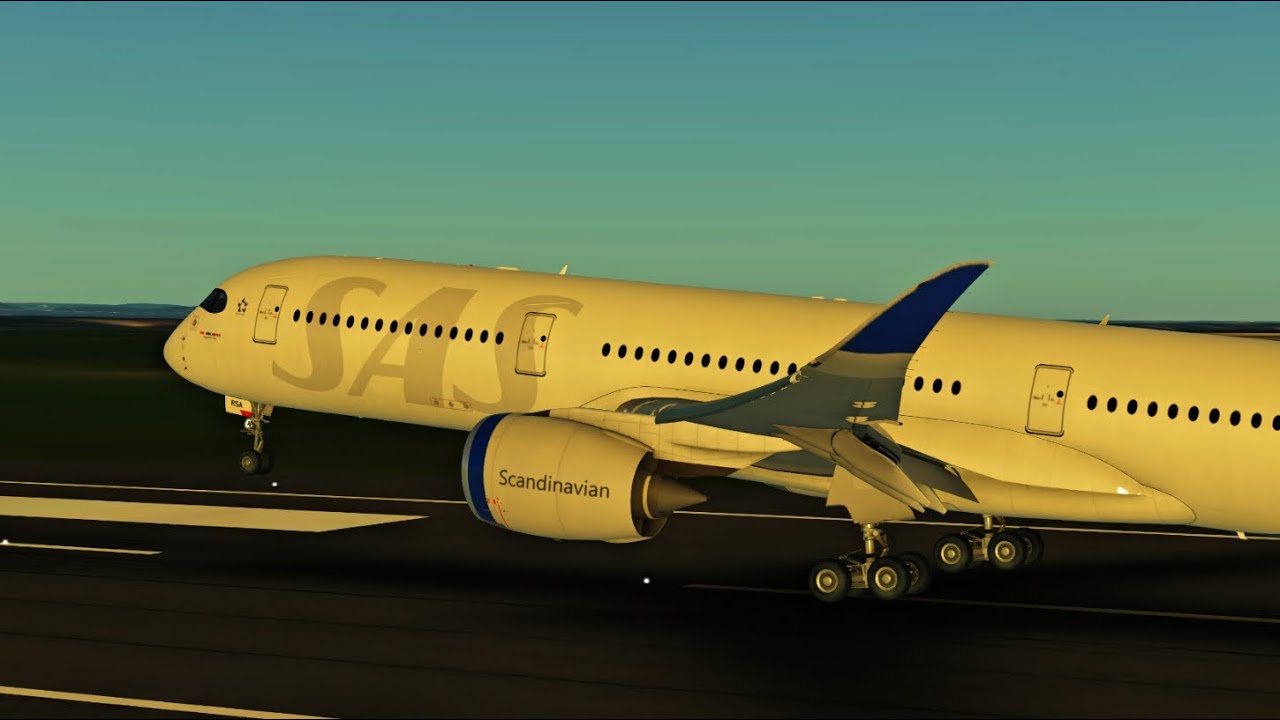 Infinite flight live | Stockholm to Turin | SAS A350