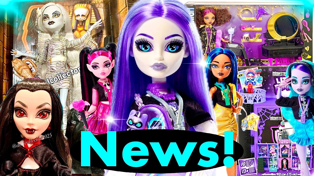 🎀💀MONSTER HIGH💀🎀| НОВОСТИ 2026❗️| SKULLECTOR Universal MONSTERS, игровые наборы G3, BURIED Secret...