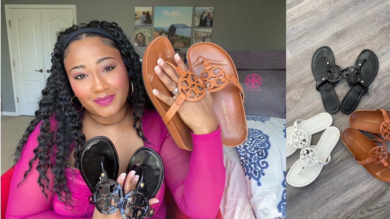 Tory Burch Sandals (Unboxing & Review) Sizing | Try On | Wide Foot Friendly? True 9.5