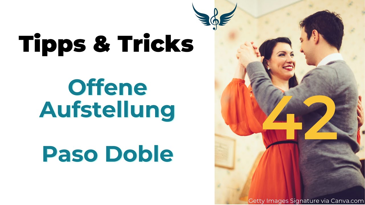 Offene Startposition Paso Doble für Herr & Dame gezeigt  4K