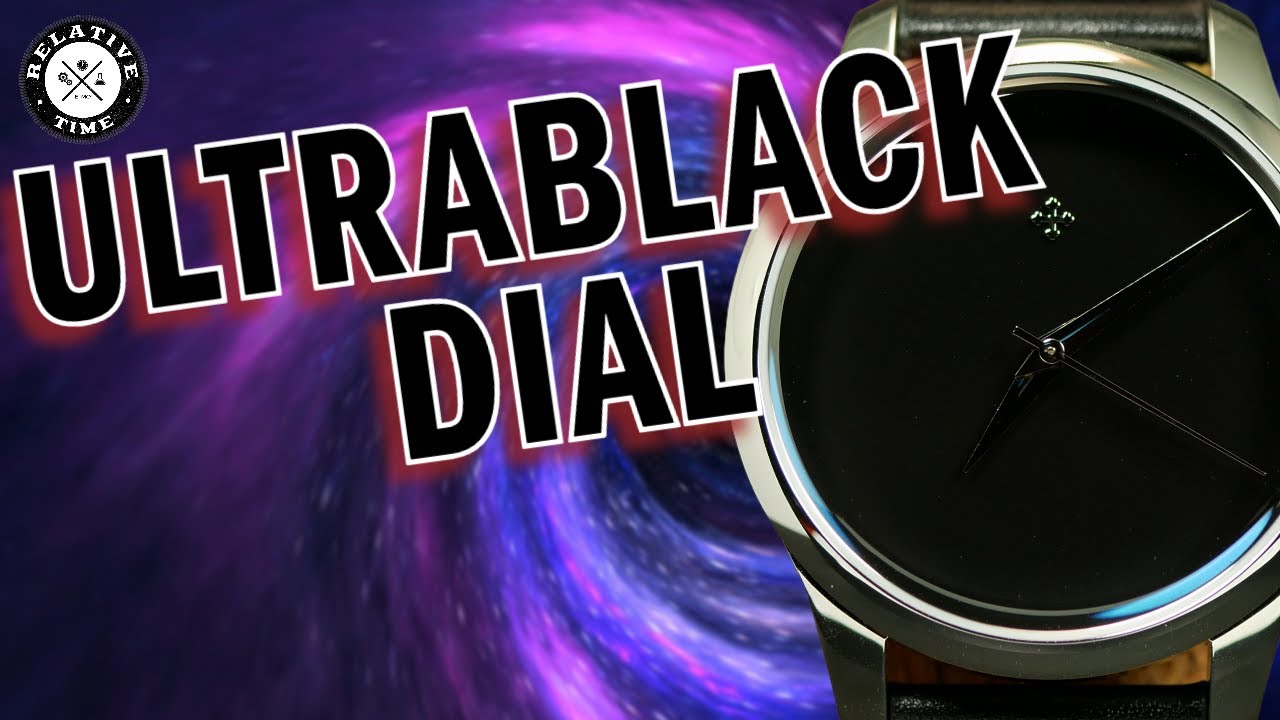 A Truer Black Dial? Redentore ULTRABLACK Absorbs 99.4% Of All Visible Light 36 & 40mm